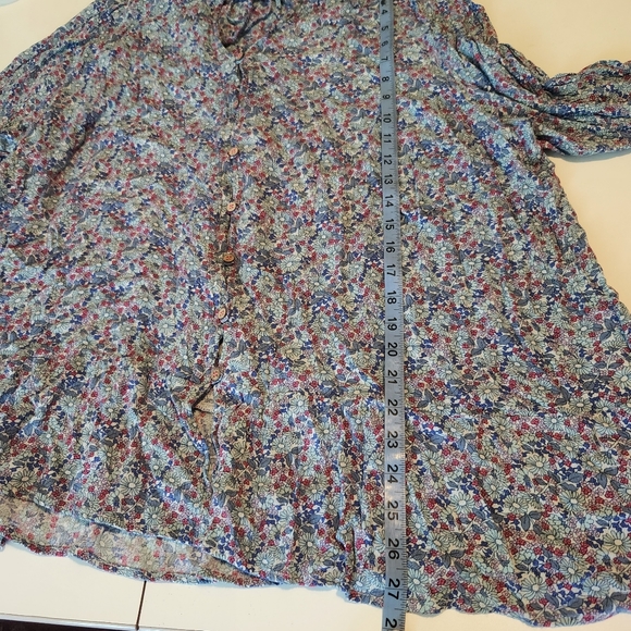 Vintage American Floral Boho Blouse - Picture 4 of 10